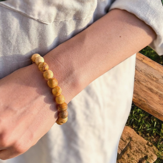 Pulsera Palo Santo Aromática Elástica