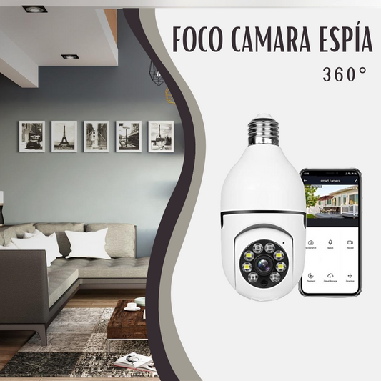 FOCO CAMARA  ESPIA 360 GRADOS